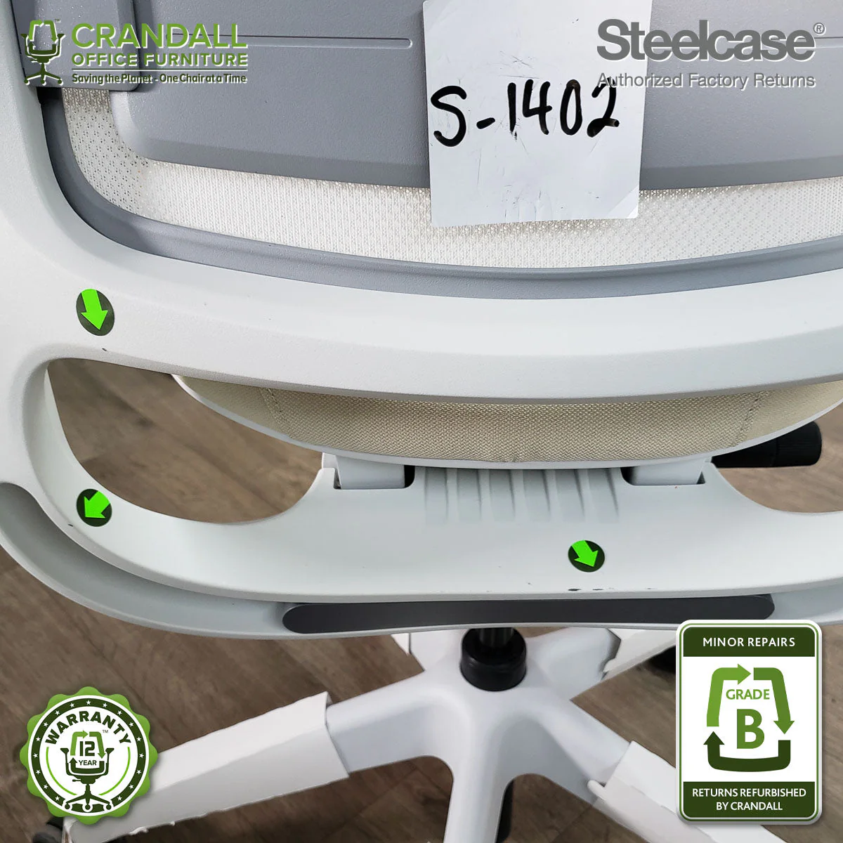 S-1402 - Steelcase Series 1  - Grade B - Image 3