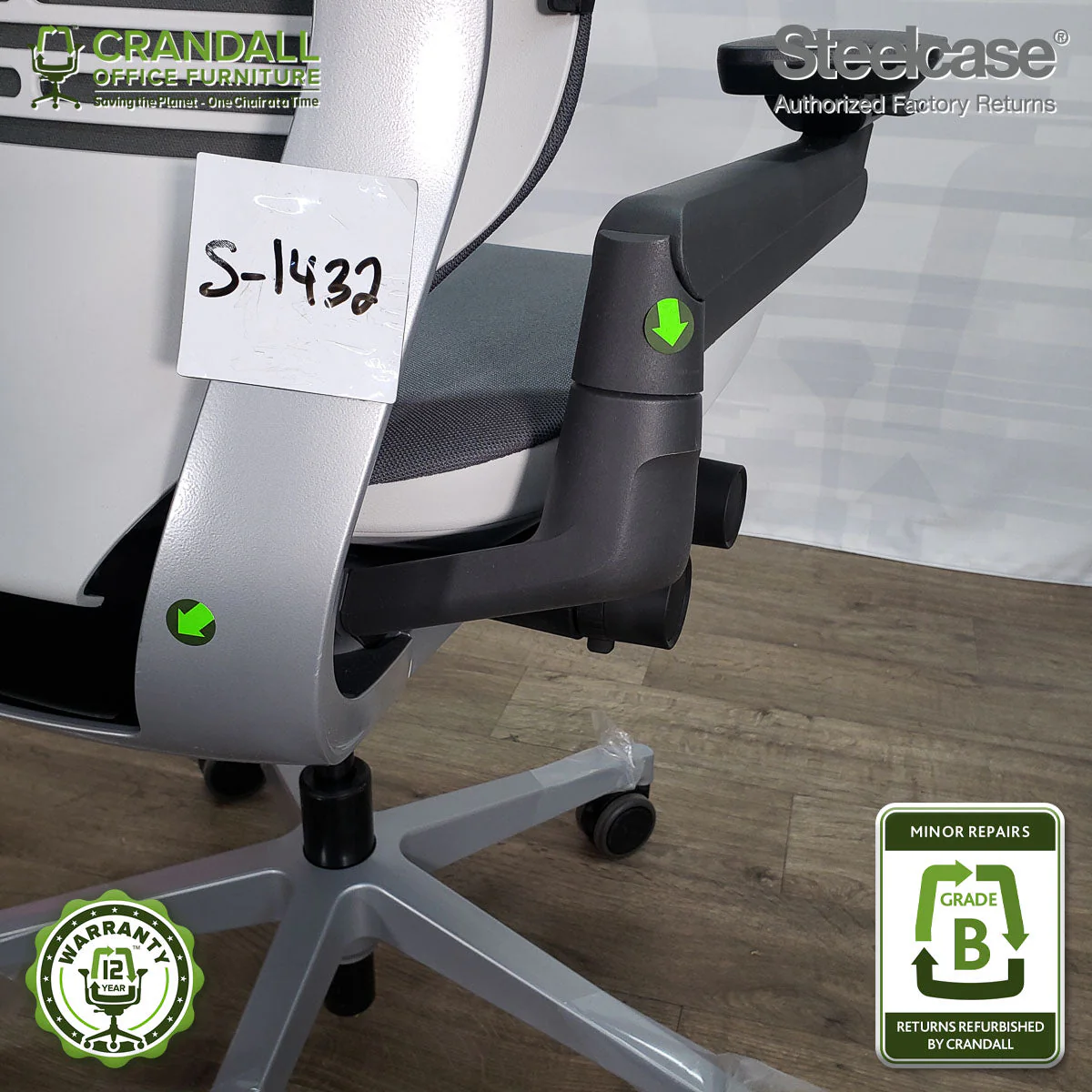 S-1432 - Steelcase Gesture  - Grade B - Image 3