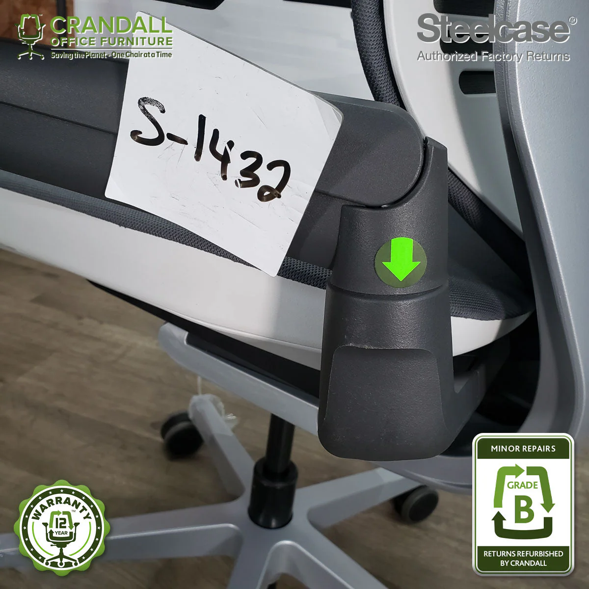 S-1432 - Steelcase Gesture  - Grade B - Image 4