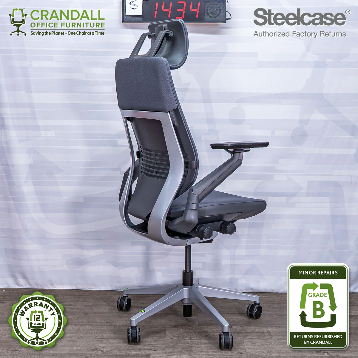 S-1434 - Steelcase Gesture  - Grade B - Image 2