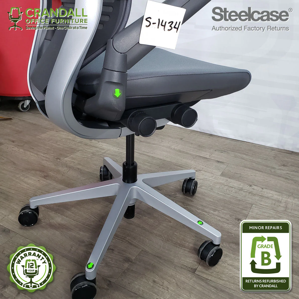 S-1434 - Steelcase Gesture  - Grade B - Image 3