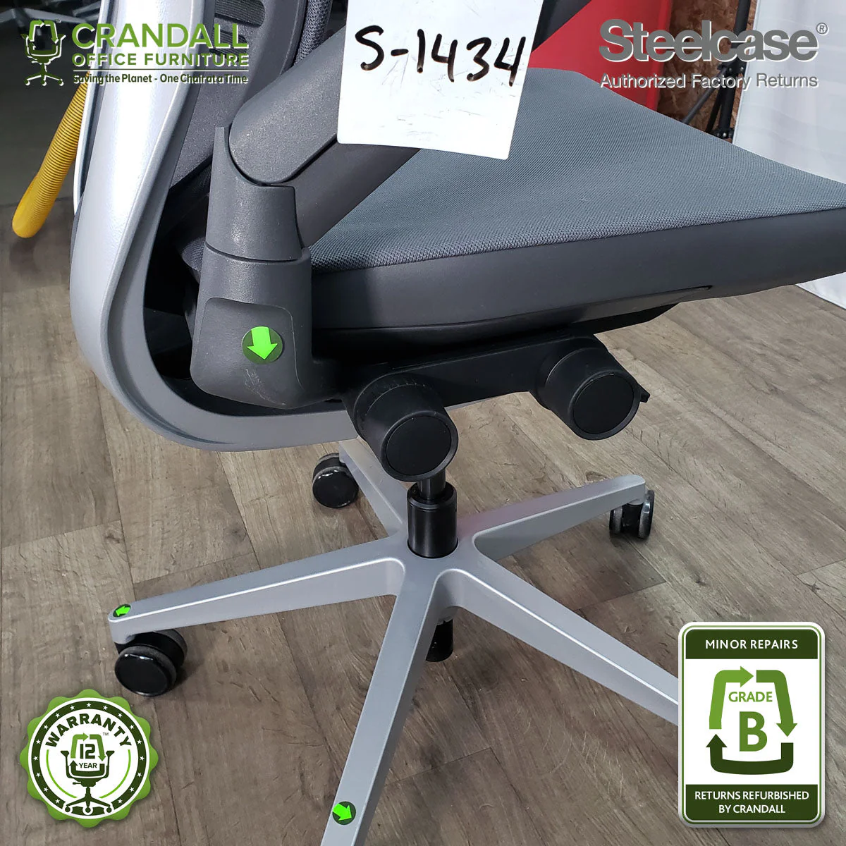 S-1434 - Steelcase Gesture  - Grade B - Image 4