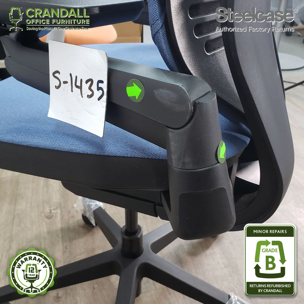 S-1435 - Steelcase Gesture  - Grade B - Image 3