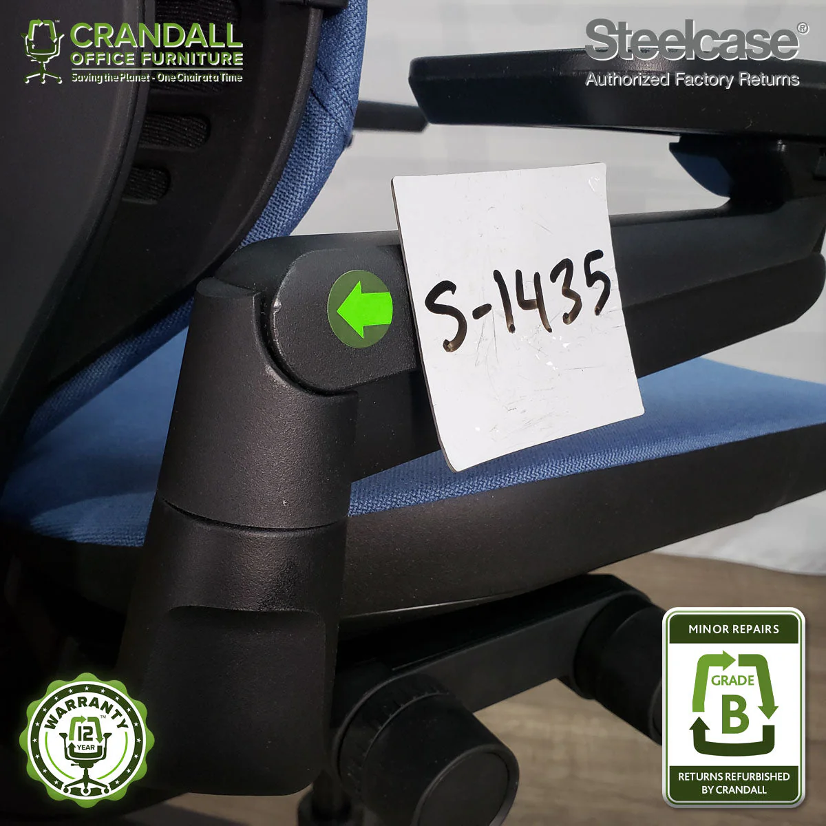 S-1435 - Steelcase Gesture  - Grade B - Image 4