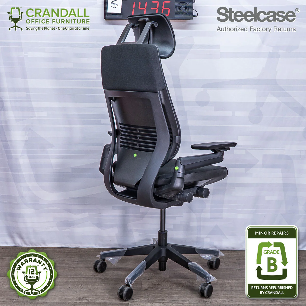S-1436 - Steelcase Gesture  - Grade B - Image 2