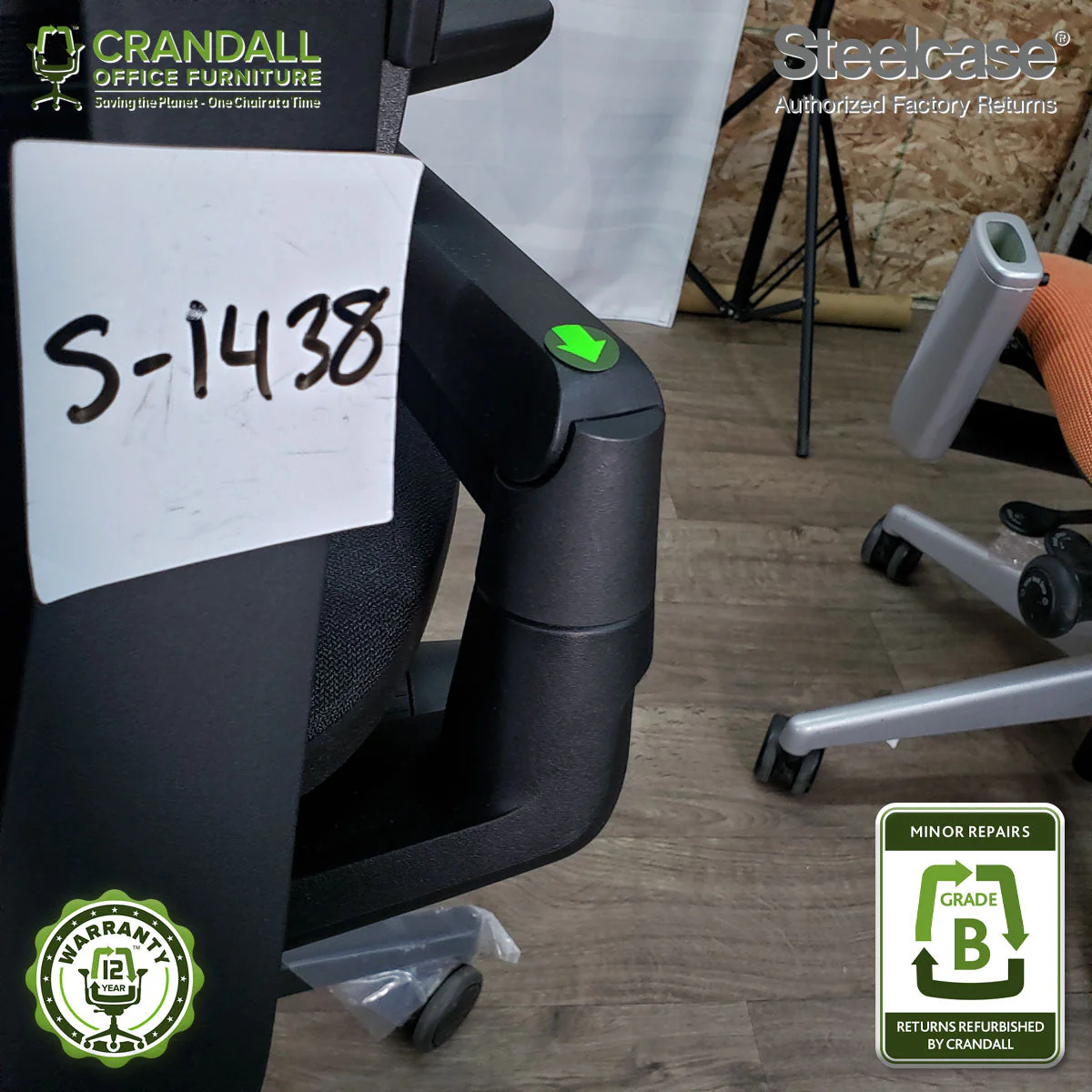 S-1438 - Steelcase Gesture - Grade B - Image 3