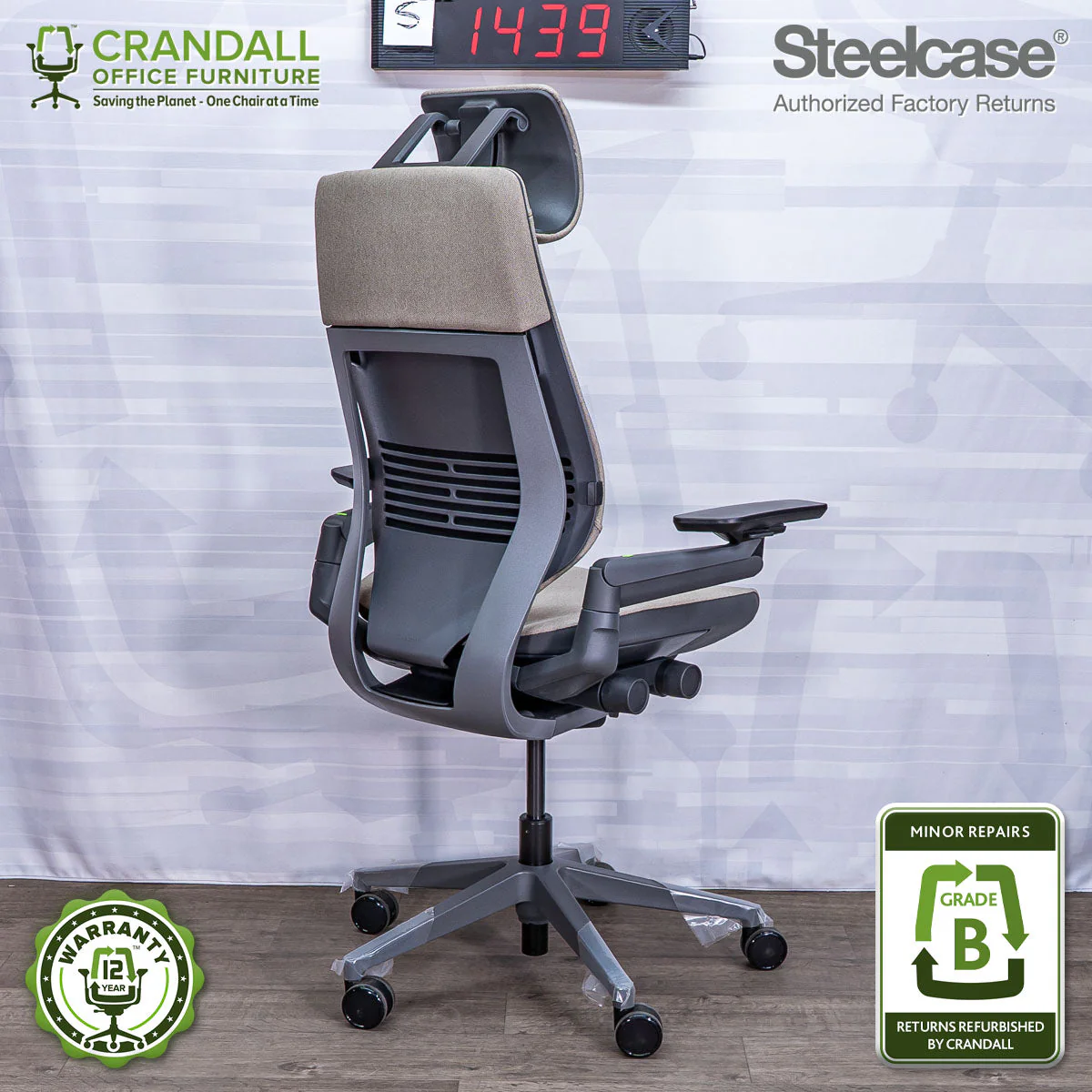S-1439 - Steelcase Gesture  - Grade B - Image 2
