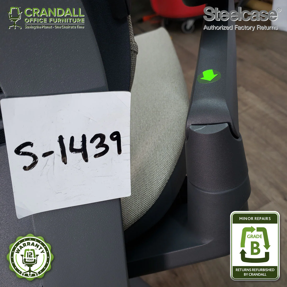 S-1439 - Steelcase Gesture  - Grade B - Image 4