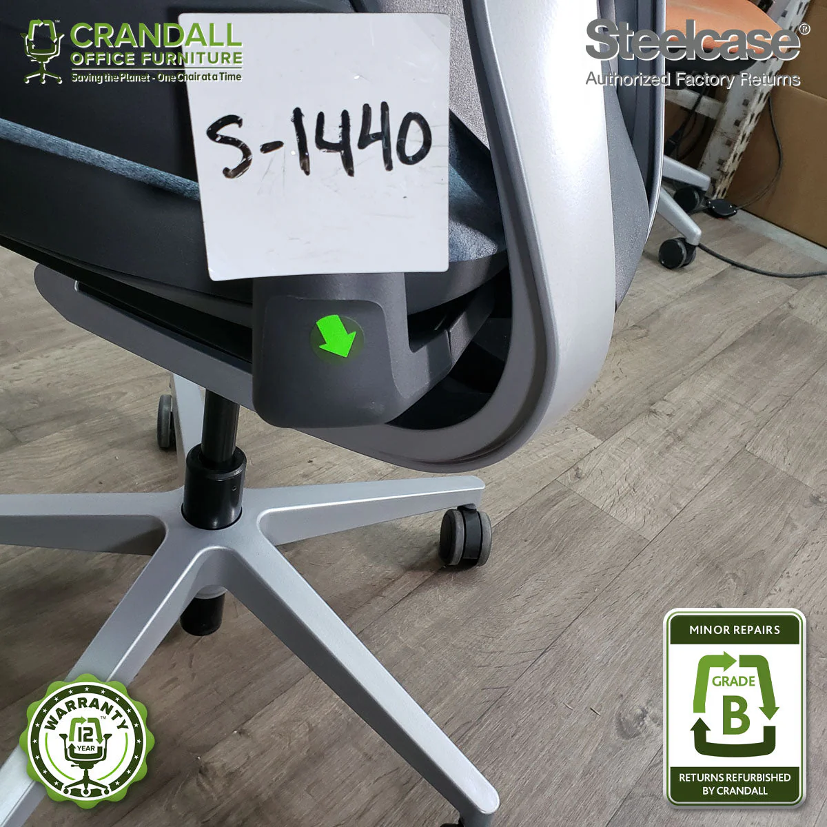 S-1440 - Steelcase Gesture  - Grade B - Image 3