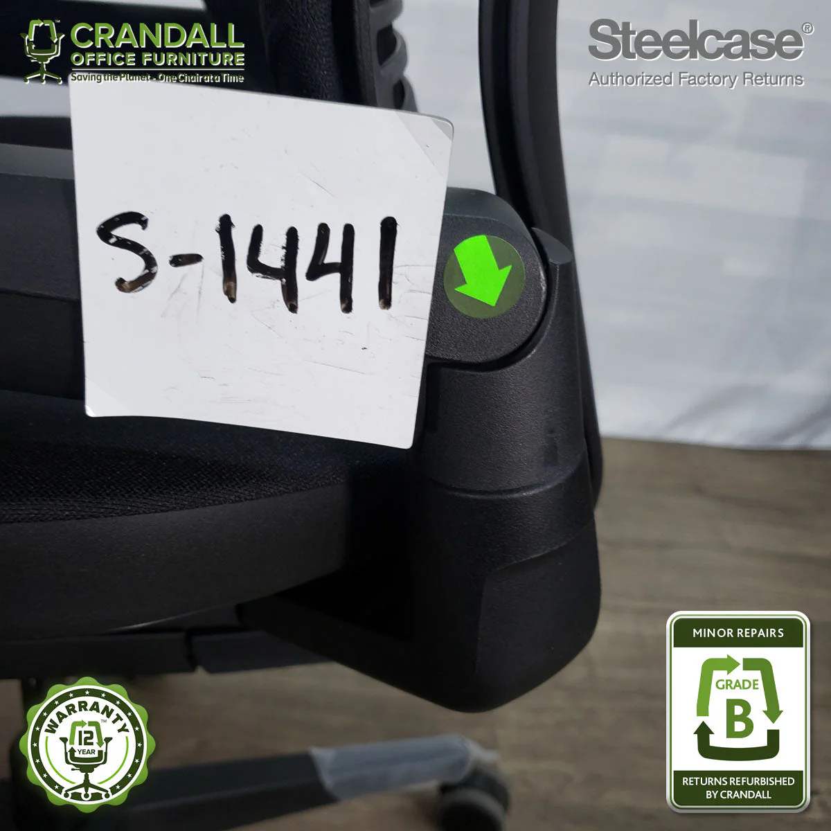 S-1441 - Steelcase Gesture  - Grade B - Image 3