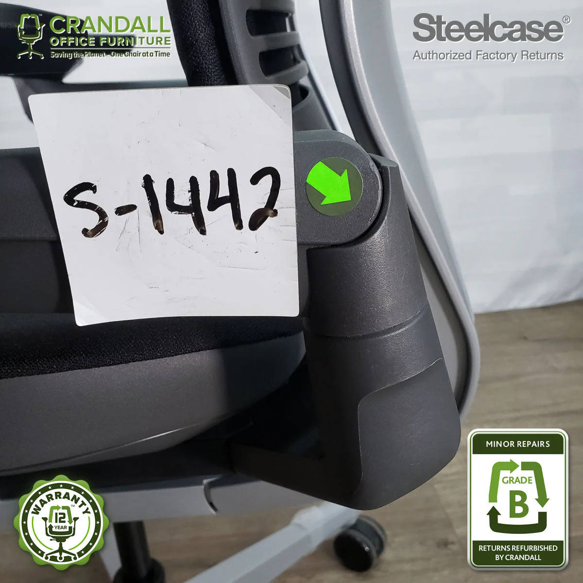 S-1442 - Steelcase Gesture  - Grade B - Image 3