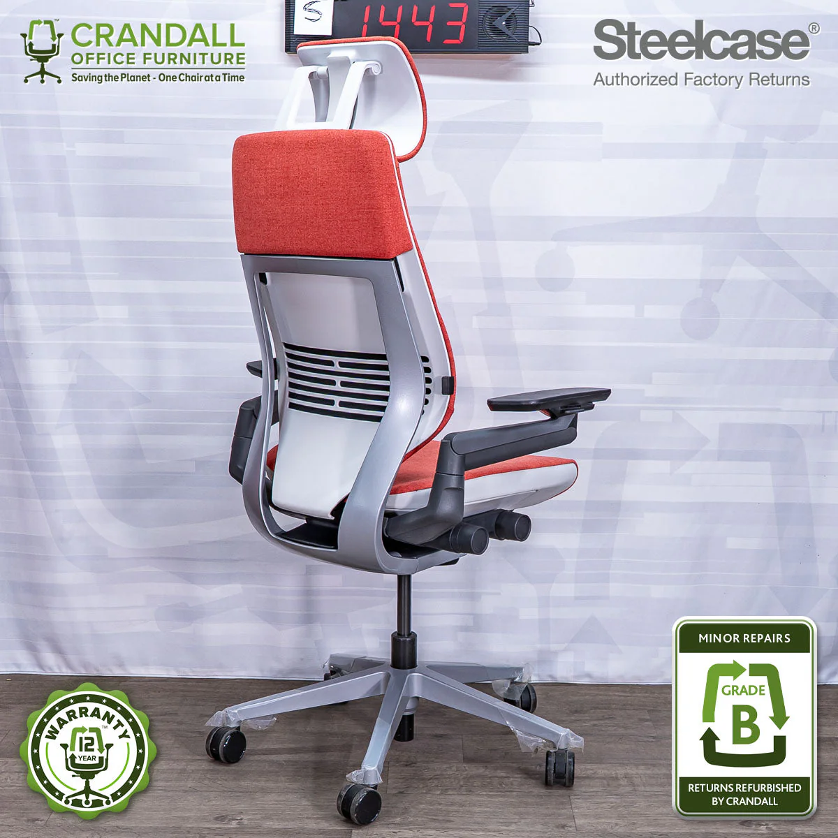 S-1443 - Steelcase Gesture  - Grade B - Image 2