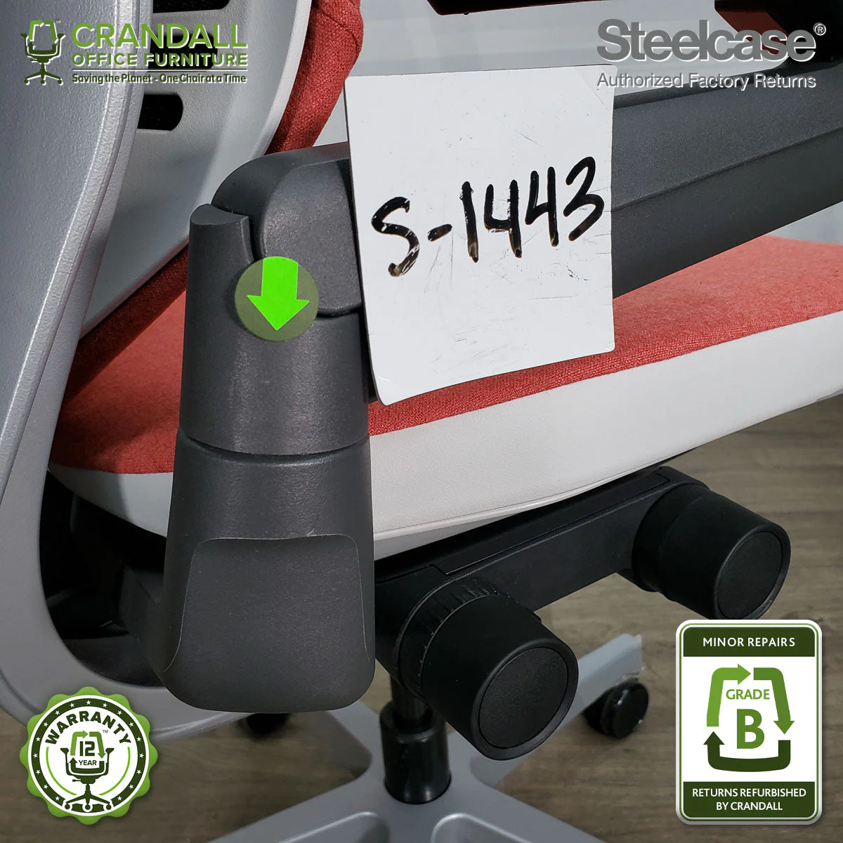 S-1443 - Steelcase Gesture  - Grade B - Image 3