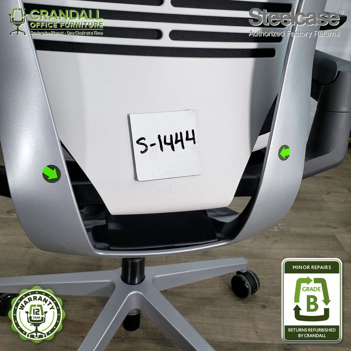 S-1444 - Steelcase Gesture  - Grade B - Image 3