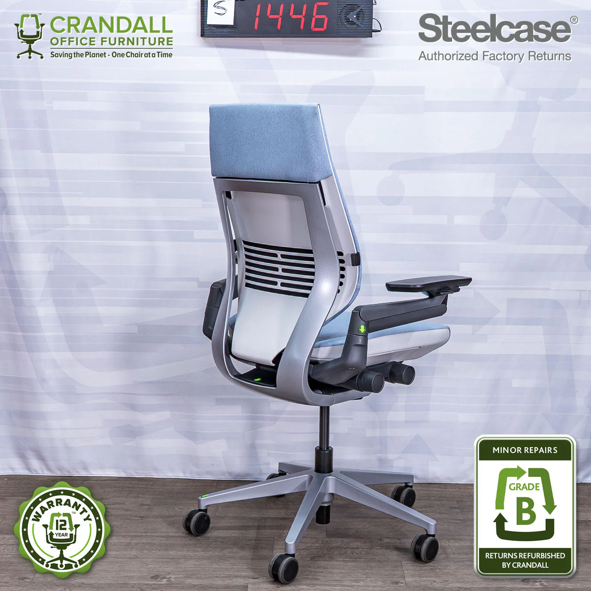 S-1446 - Steelcase Gesture  - Grade B - Image 2