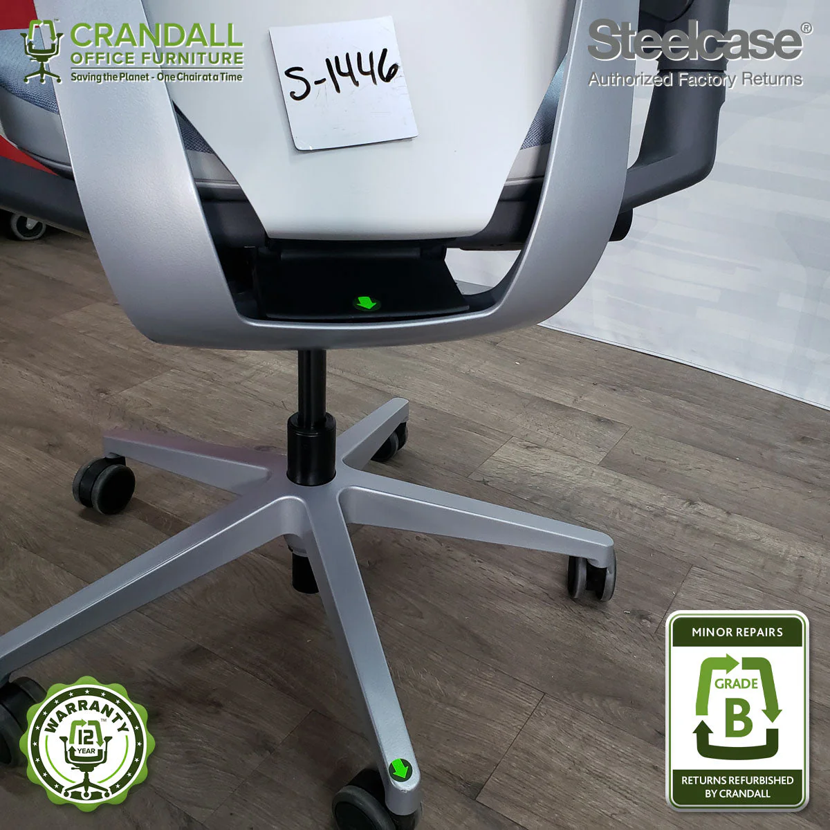 S-1446 - Steelcase Gesture  - Grade B - Image 4