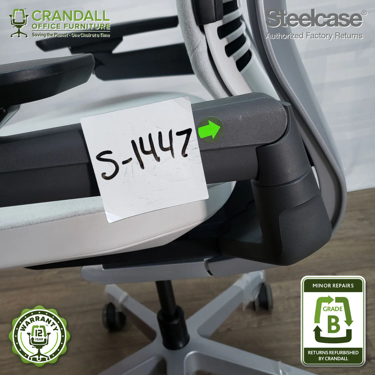 S-1447 - Steelcase Gesture  - Grade B - Image 3