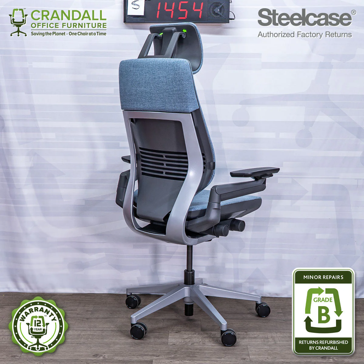 S-1454 - Steelcase Gesture  - Grade B - Image 2