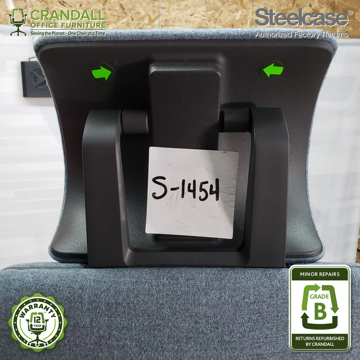 S-1454 - Steelcase Gesture  - Grade B - Image 3