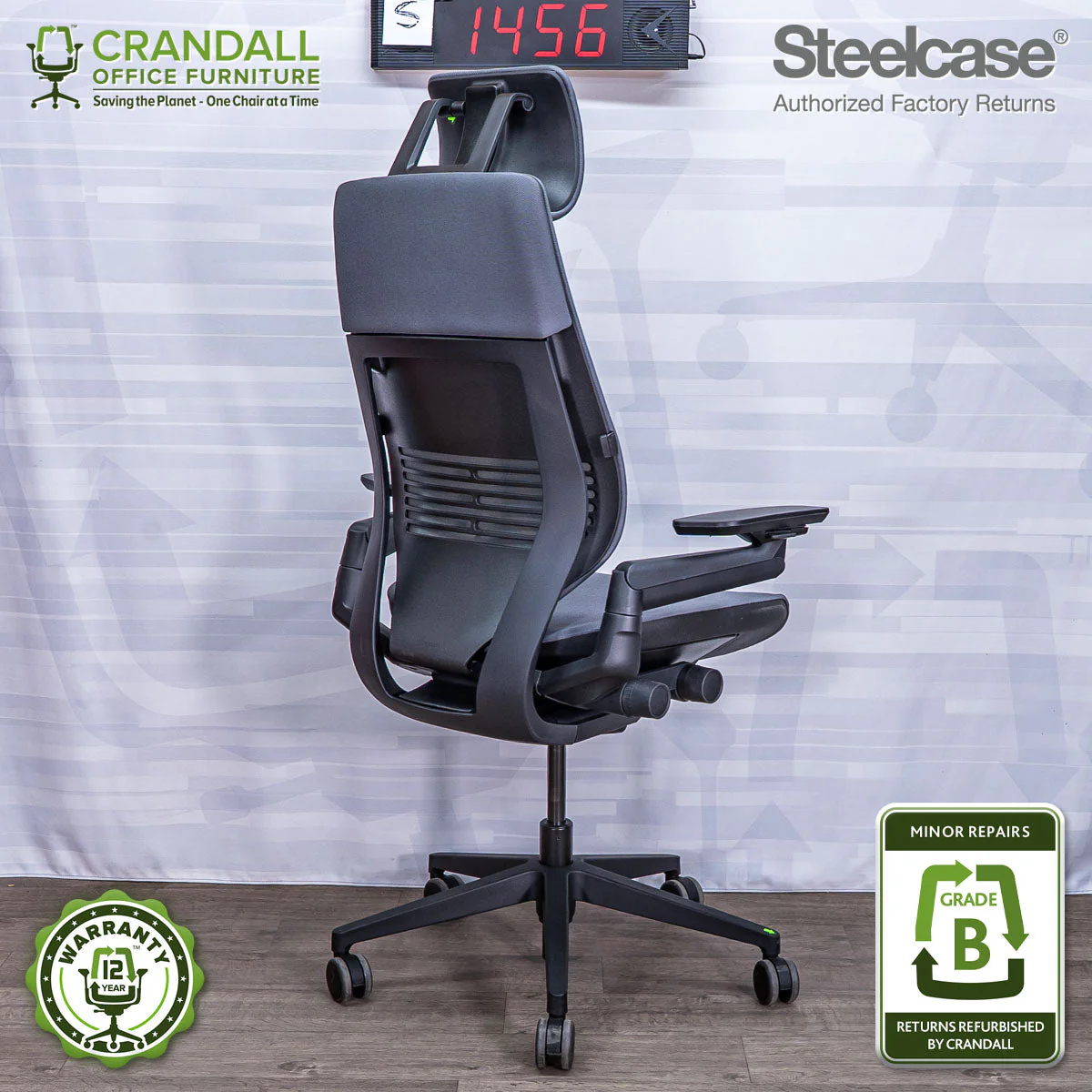S-1456 - Steelcase Gesture  - Grade B - Image 2