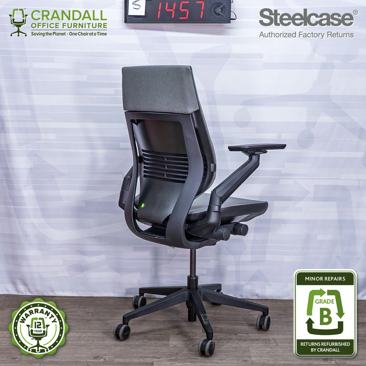 S-1457 - Steelcase Gesture  - Grade B - Image 2