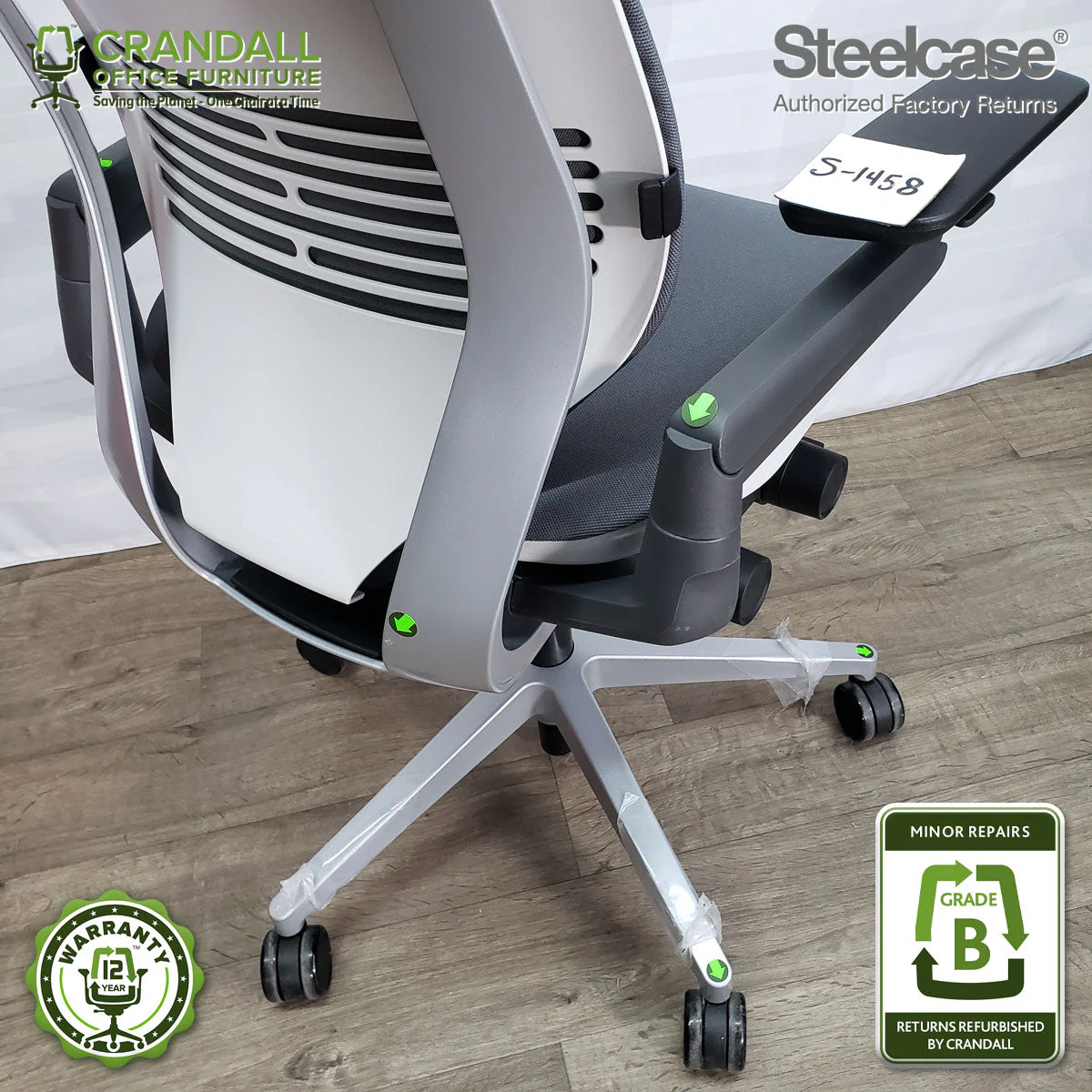 S-1458 - Steelcase Gesture  - Grade B - Image 3
