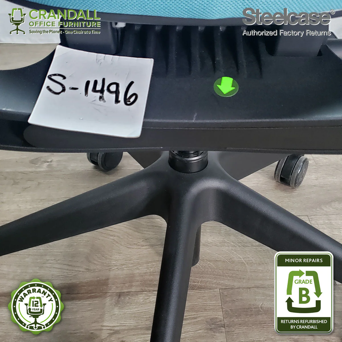 S-1496 - Steelcase Series 1  - Grade B - Image 3