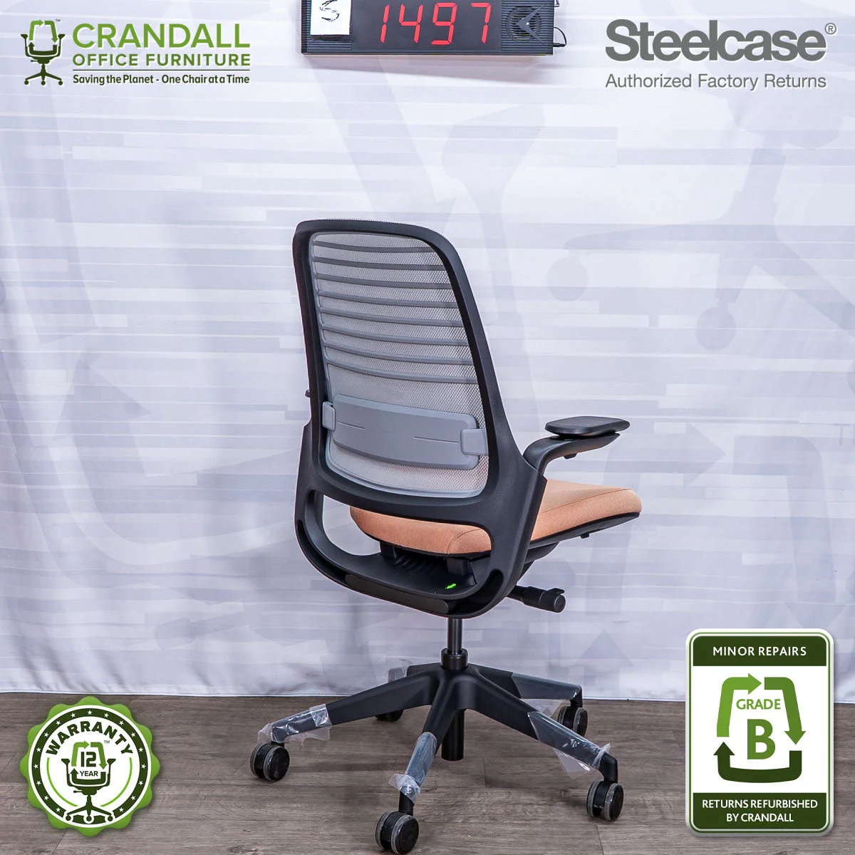 S-1497 - Steelcase Series 1  - Grade B - Image 2
