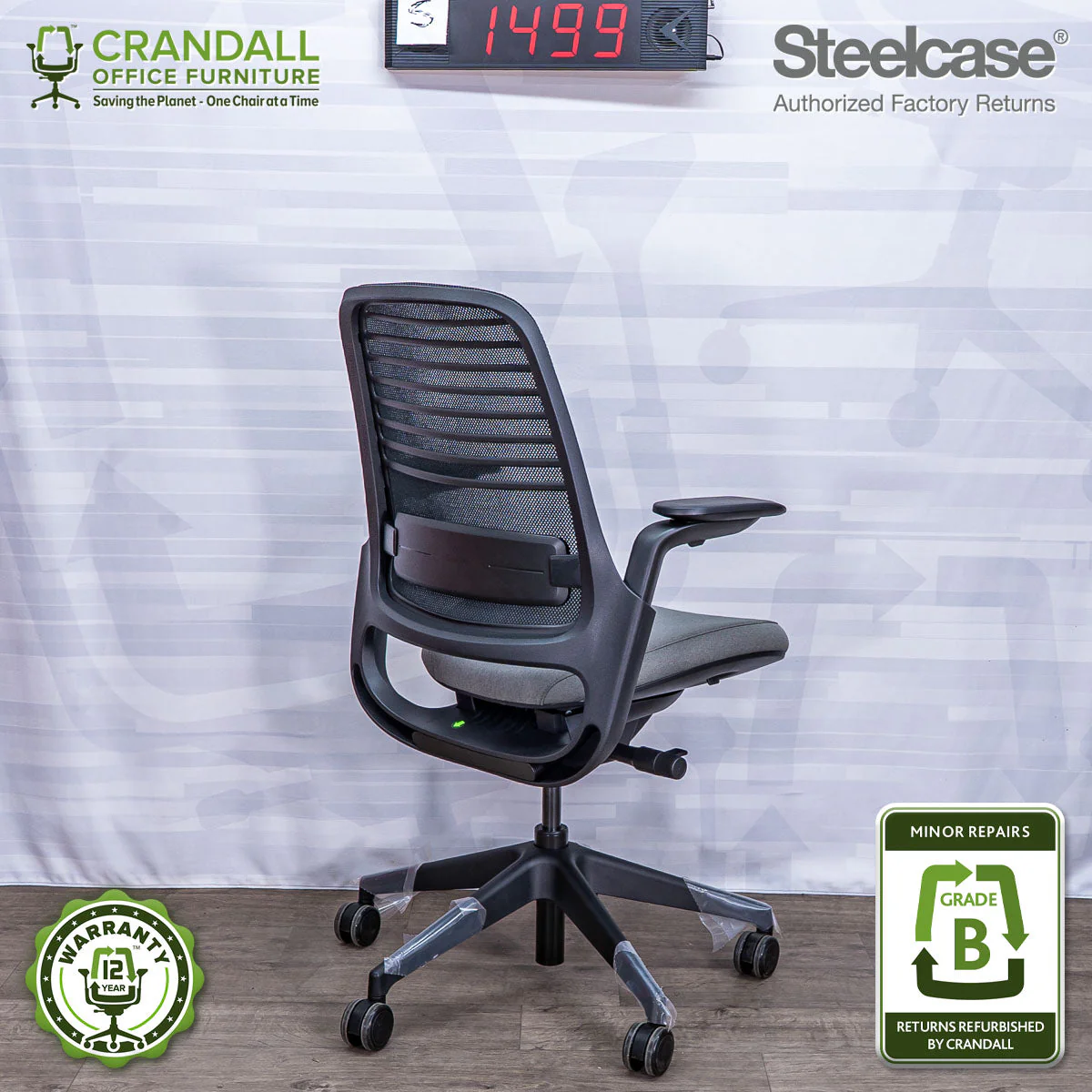 S-1499 - Steelcase Series 1  - Grade B - Image 2