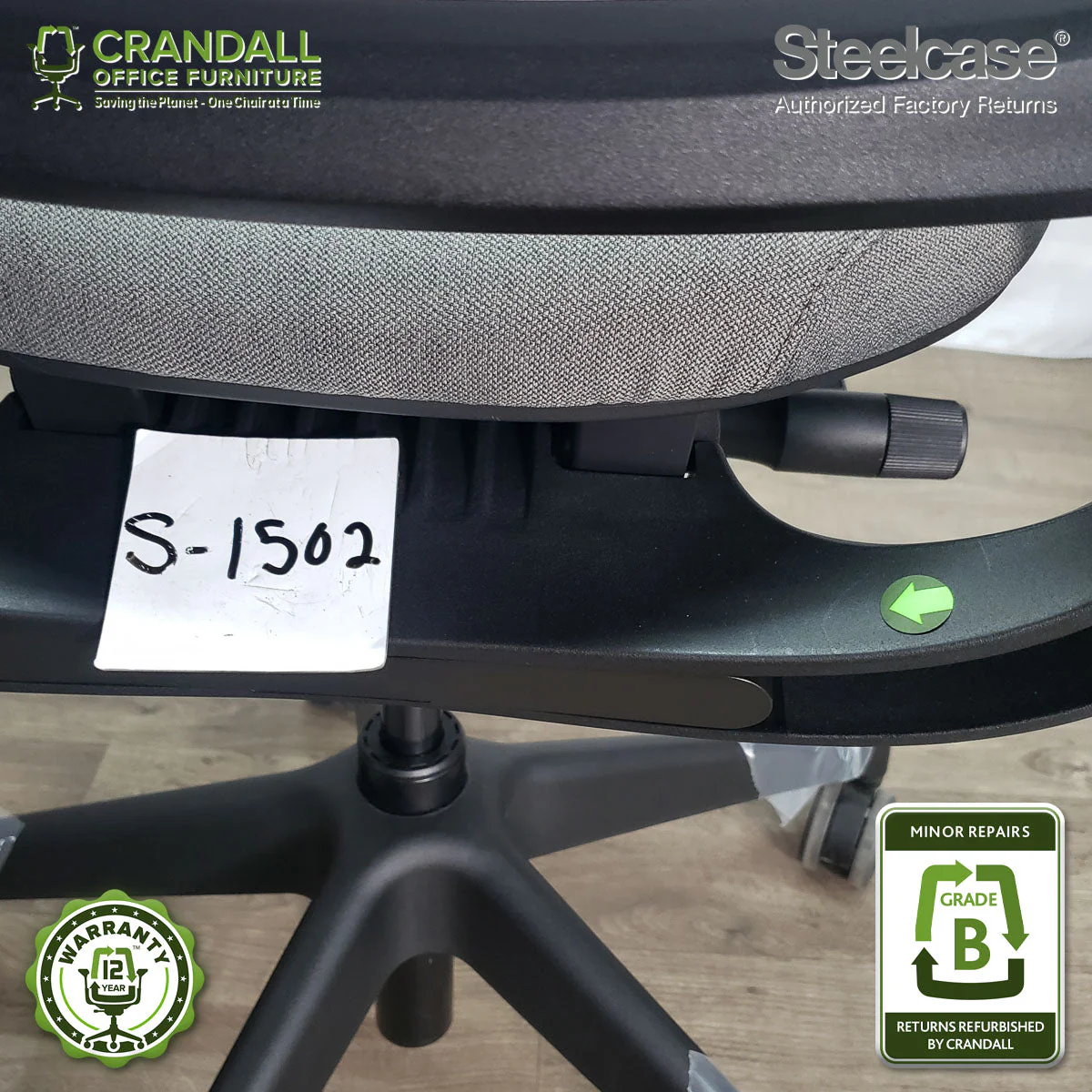 S-1502 - Steelcase Series 1  - Grade B - Image 3
