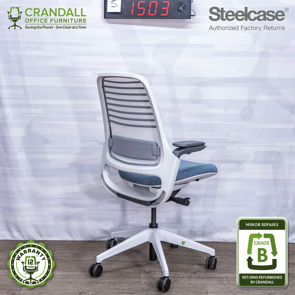 S-1503 - Steelcase Series 1  - Grade B - Image 2