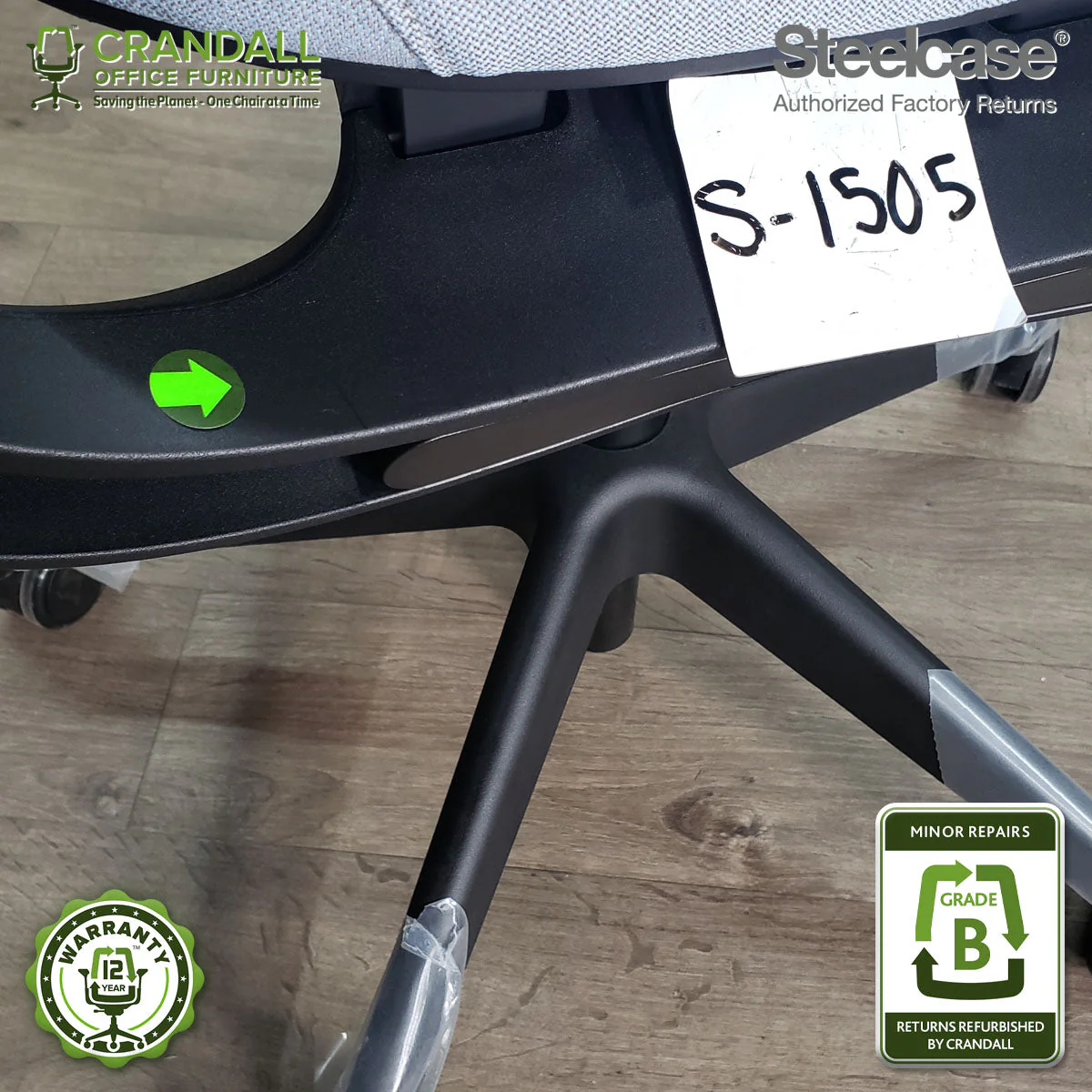S-1505 - Steelcase Series 1  - Grade B - Image 3