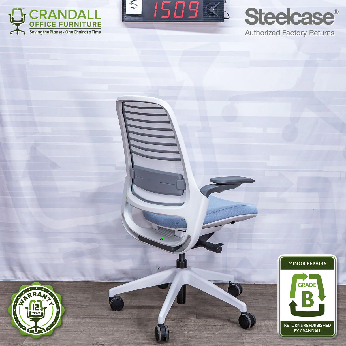 S-1509 - Steelcase Series 1  - Grade B - Image 2