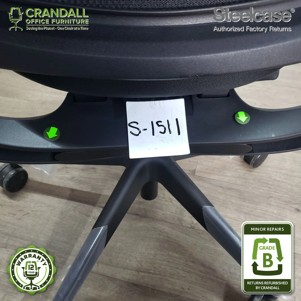 S-1511 - Steelcase Series 1  - Grade B - Image 3