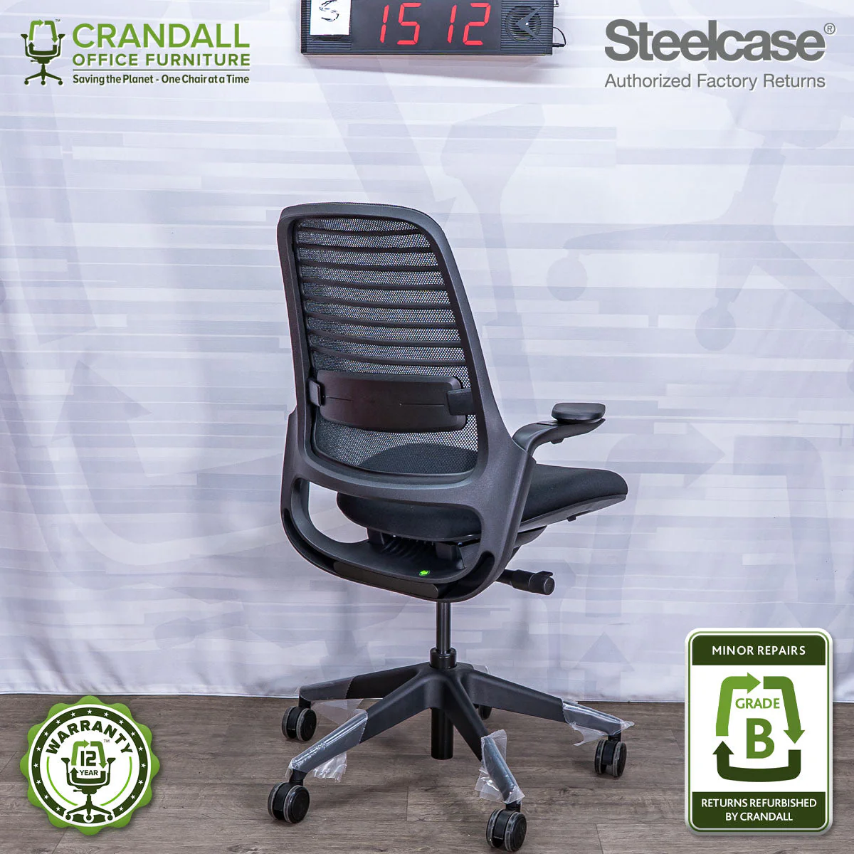 S-1512 - Steelcase Series 1  - Grade B - Image 2