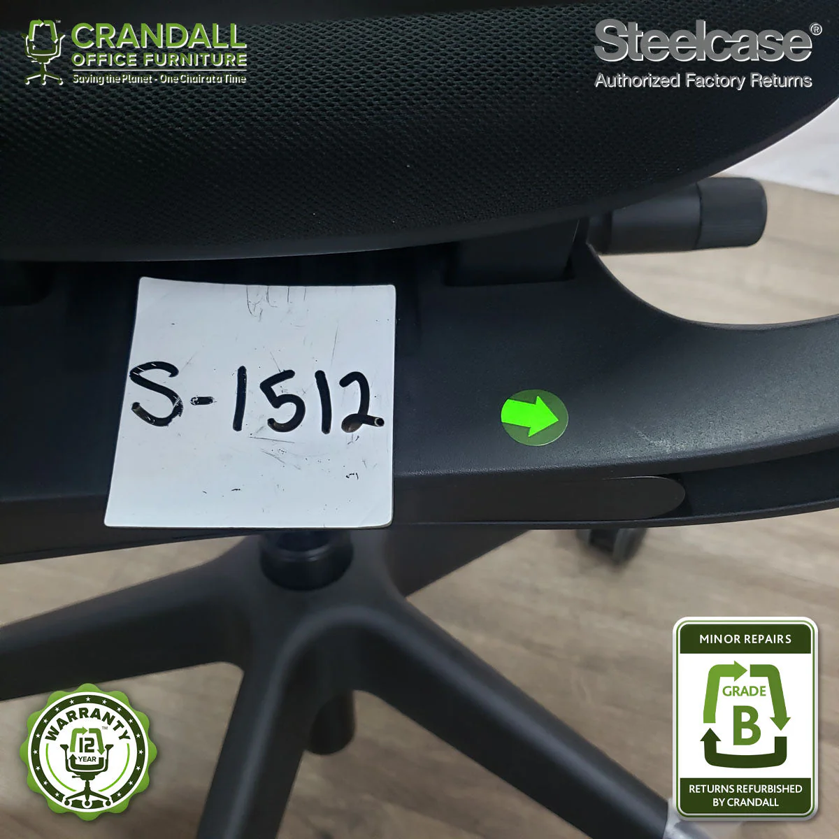 S-1512 - Steelcase Series 1  - Grade B - Image 3