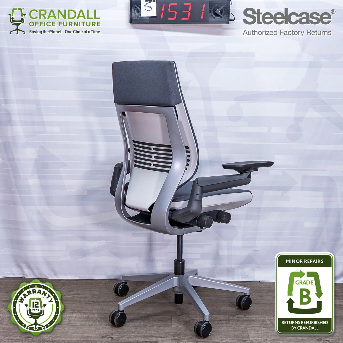 S-1531 - Steelcase Gesture  - Grade B - Image 2