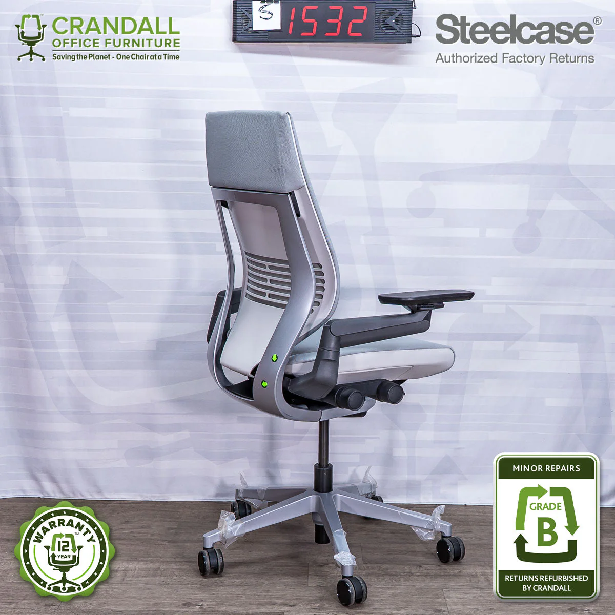S-1532 - Steelcase Gesture  - Grade B - Image 2
