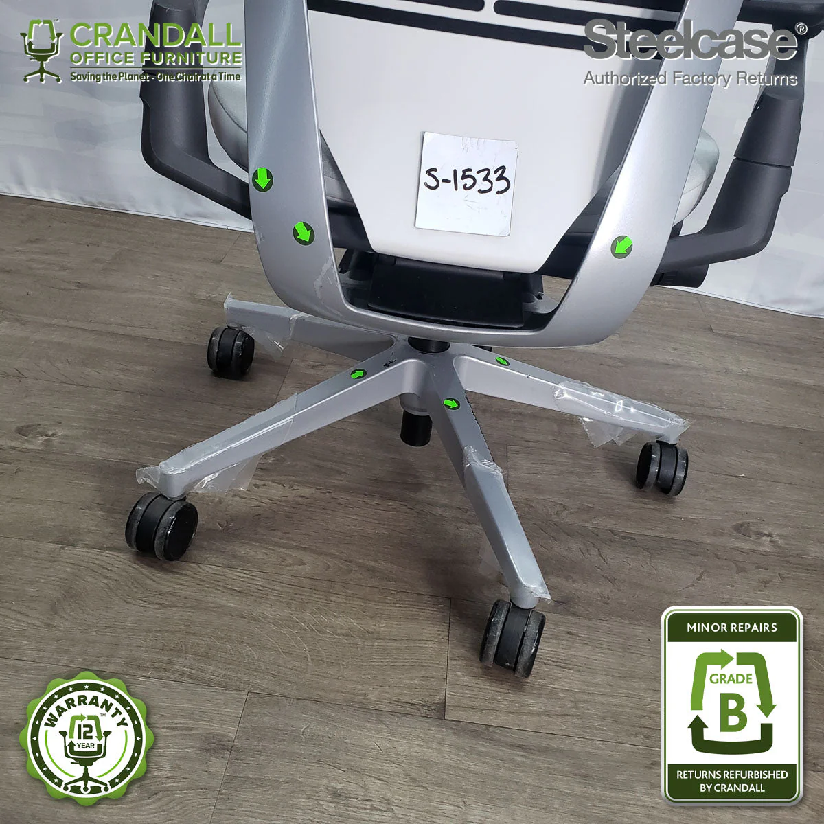 S-1533 - Steelcase Gesture  - Grade B - Image 3