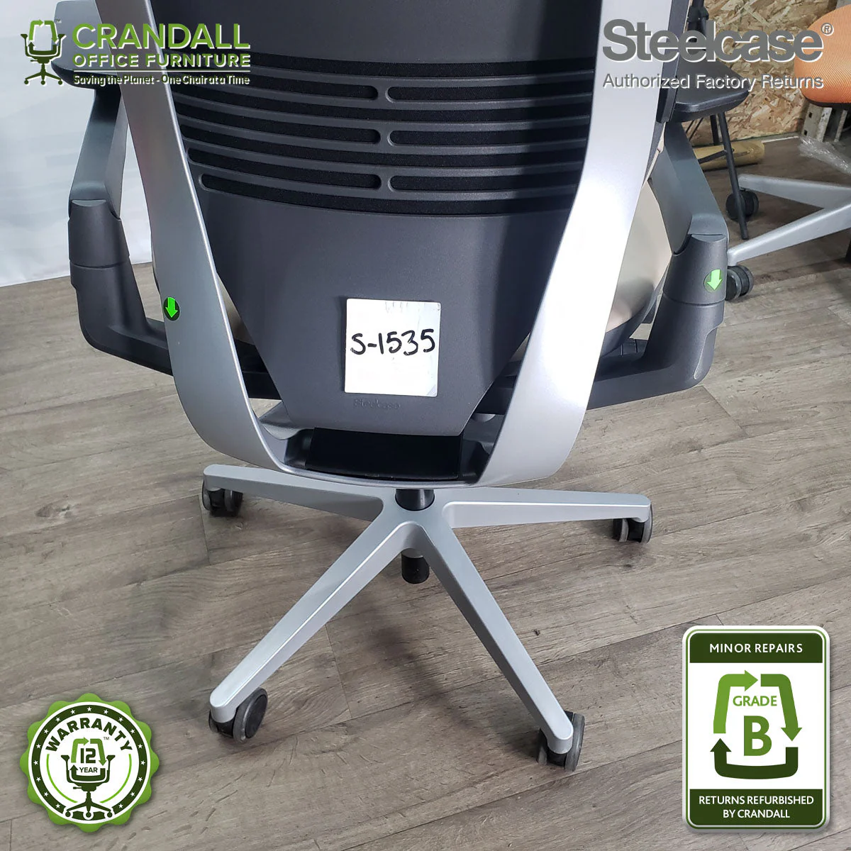 S-1535 - Steelcase Gesture  - Grade B - Image 3