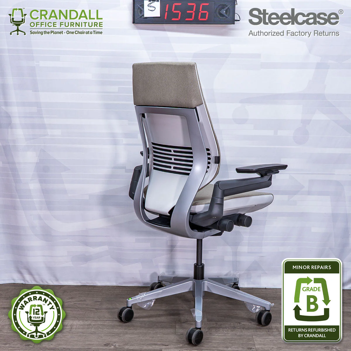 S-1536 - Steelcase Gesture  - Grade B - Image 2