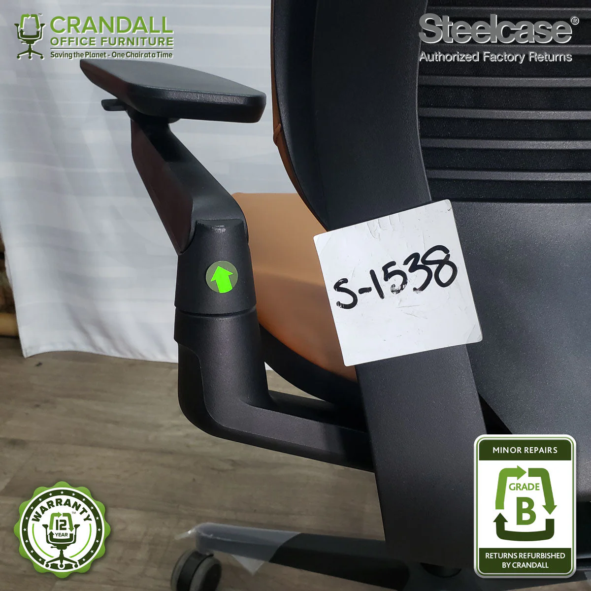 S-1538 - Steelcase Gesture  - Grade B - Image 3