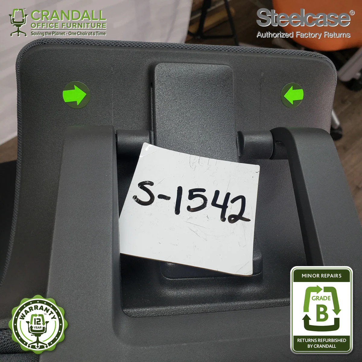 S-1542 - Steelcase Gesture  - Grade B - Image 3