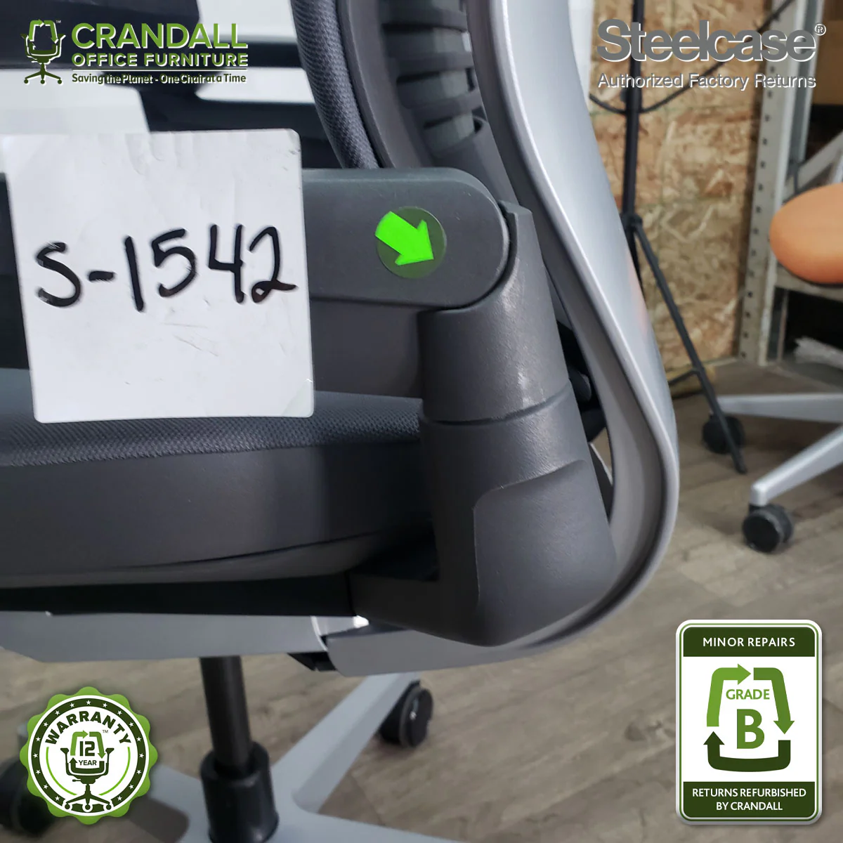 S-1542 - Steelcase Gesture  - Grade B - Image 4