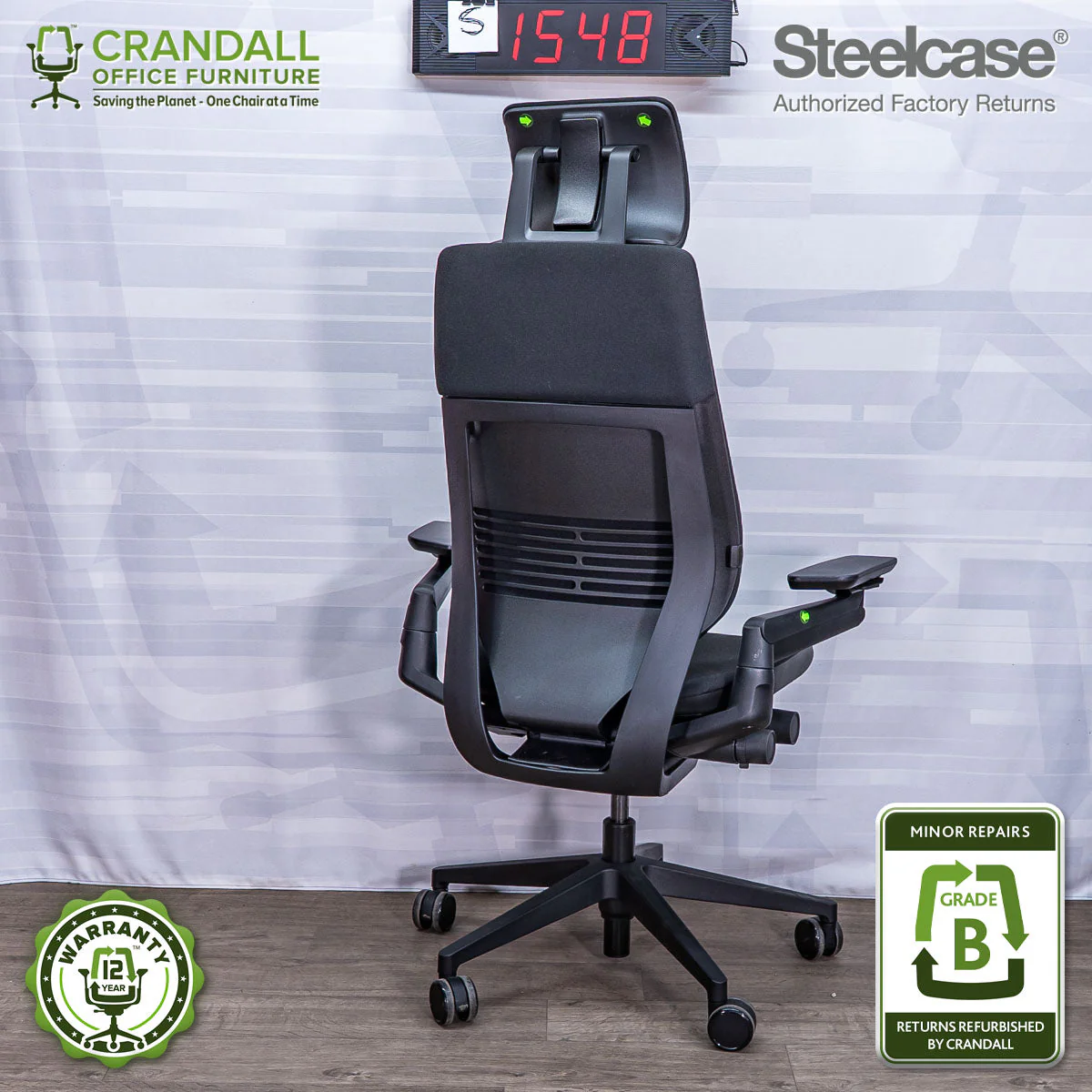 S-1548 - Steelcase Gesture  - Grade B - Image 2
