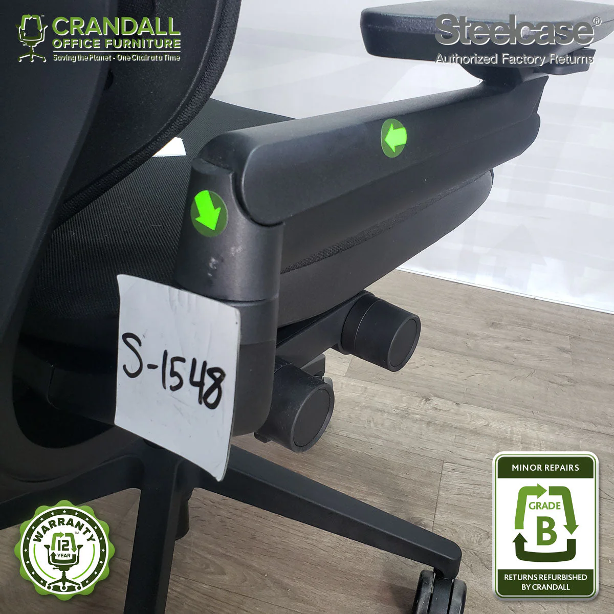 S-1548 - Steelcase Gesture  - Grade B - Image 3