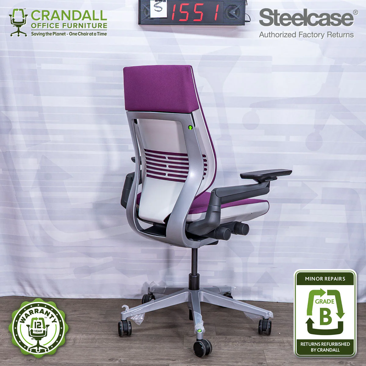 S-1551 - Steelcase Gesture  - Grade B - Image 2