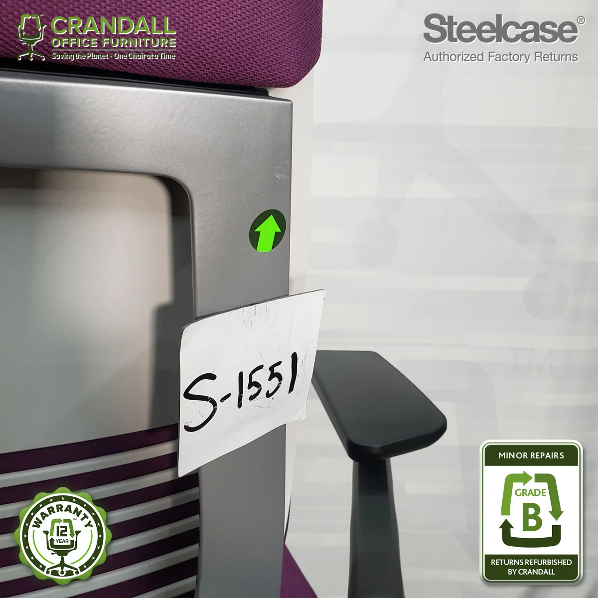 S-1551 - Steelcase Gesture  - Grade B - Image 4