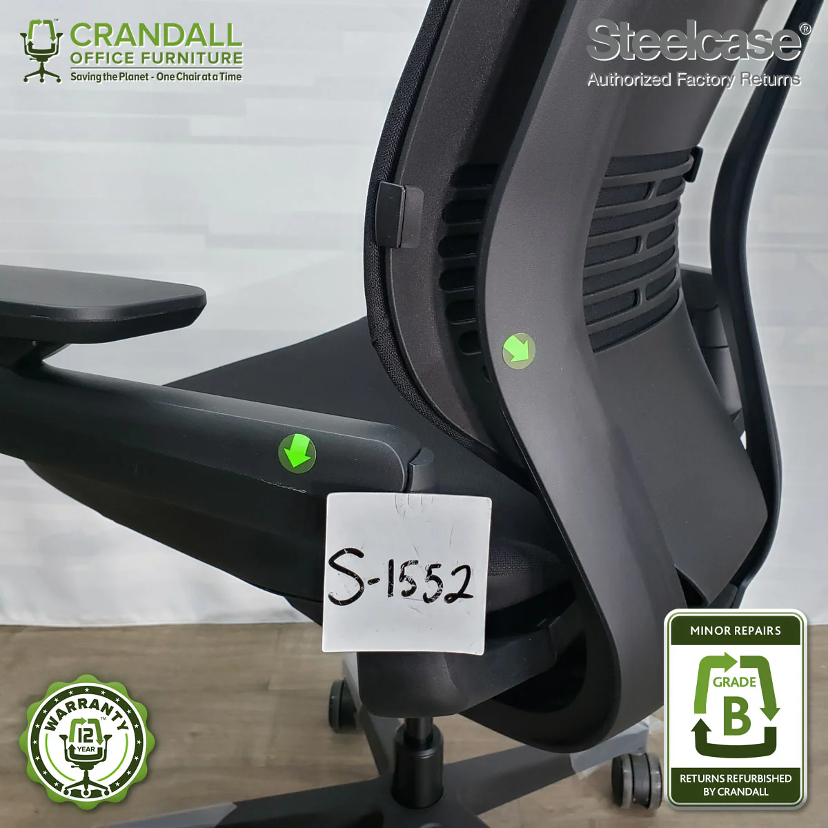 S-1552 - Steelcase Gesture  - Grade B - Image 4