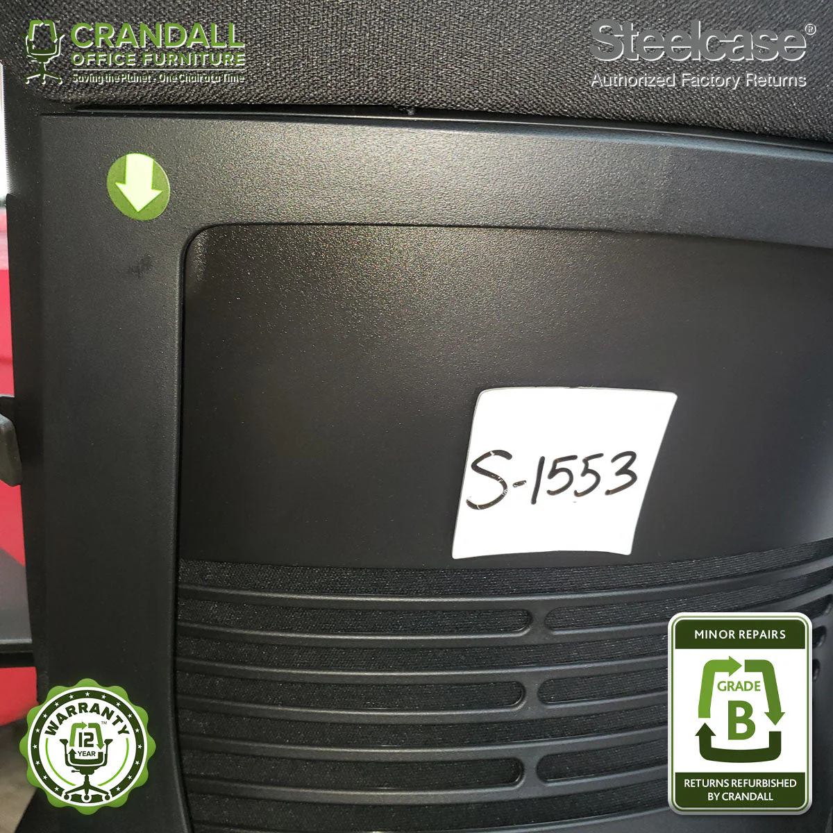 S-1553 - Steelcase Gesture  - Grade B - Image 3